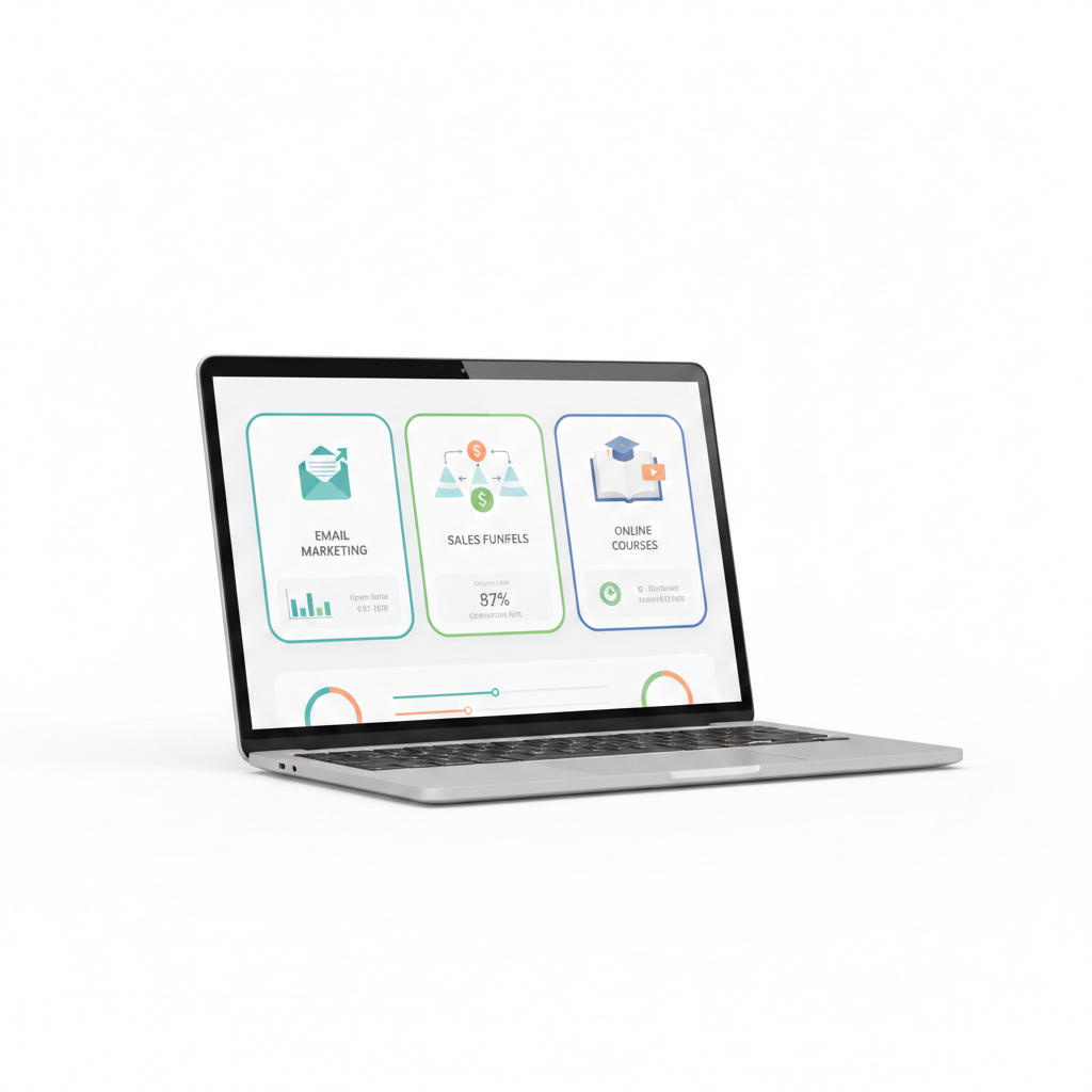 Systeme.io all in one marketing platform dashboard